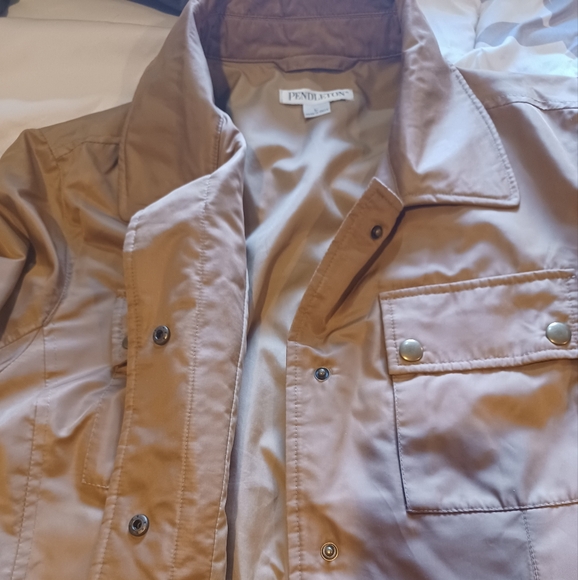 Pendleton Light Weight Wind Breaker Like Light Weight Lined Jacket Size Large - Picture 9 of 9